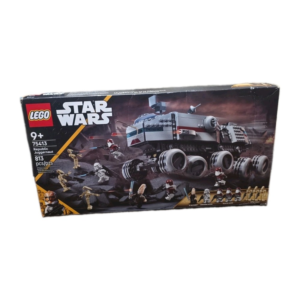 Lego 75413 Star Wars Republic Juggernaut Clone Wars 813 pcs NO Main MINIFIGURES